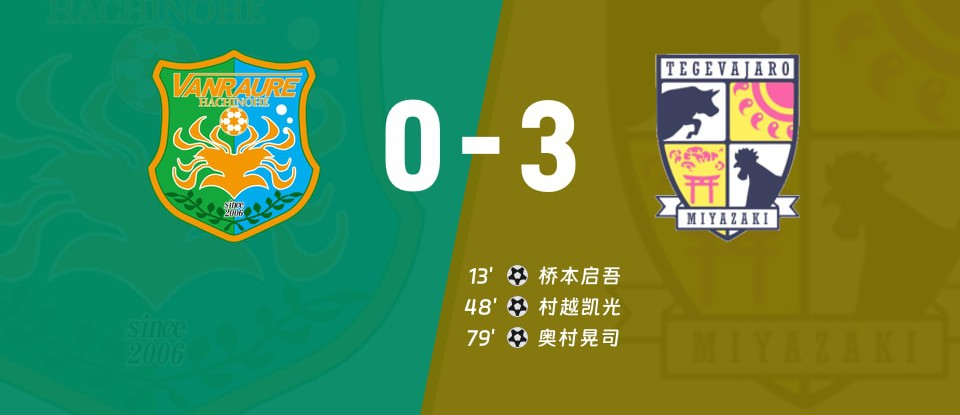 八户于南乡vs宫崎棒牛鸟比赛现场