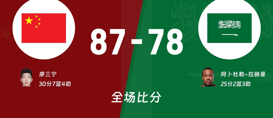 2026年亚运男篮1/4决赛 中国vs沙特